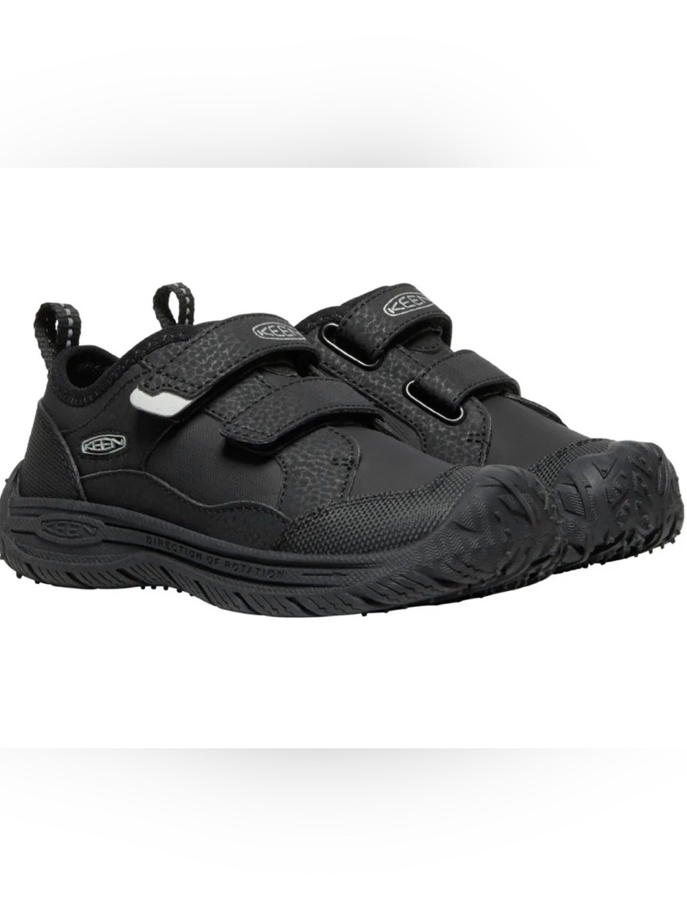 Keen Kids Black Hook-and-Loop Athletic Sneaker size 10 TODDLER EXCELLENT